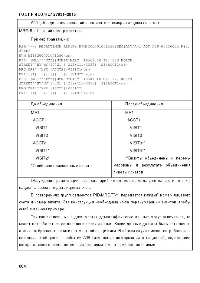 ГОСТ Р ИСО/HL 7 27931-2015, страница 611